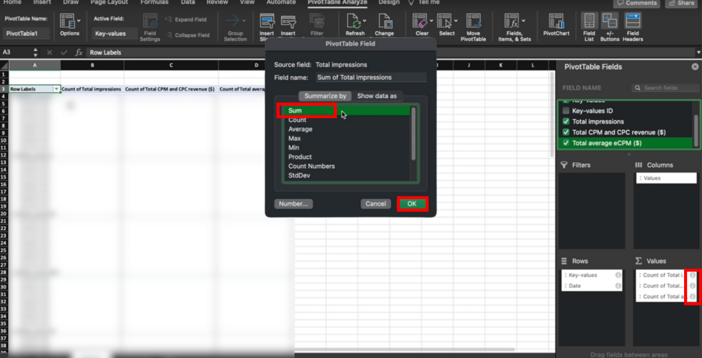 Changes in CPMs 18