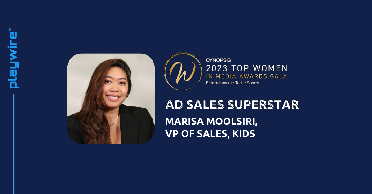 Playwire’s VP of Sales, Kids Wins Cynopsis’ Top Women in Media Award for 2023