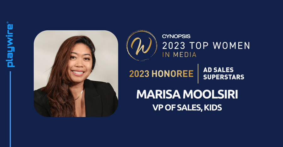 Playwire’s VP of Sales, Kids Wins Cynopsis’ Top Women in Media Award for 2023