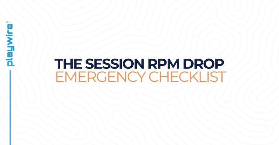 The Session RPM Drop Emergency Checklist: Your Rapid Response Toolkit When the Numbers Tank
