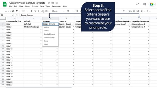 Configure Rules - Criteria Triggers