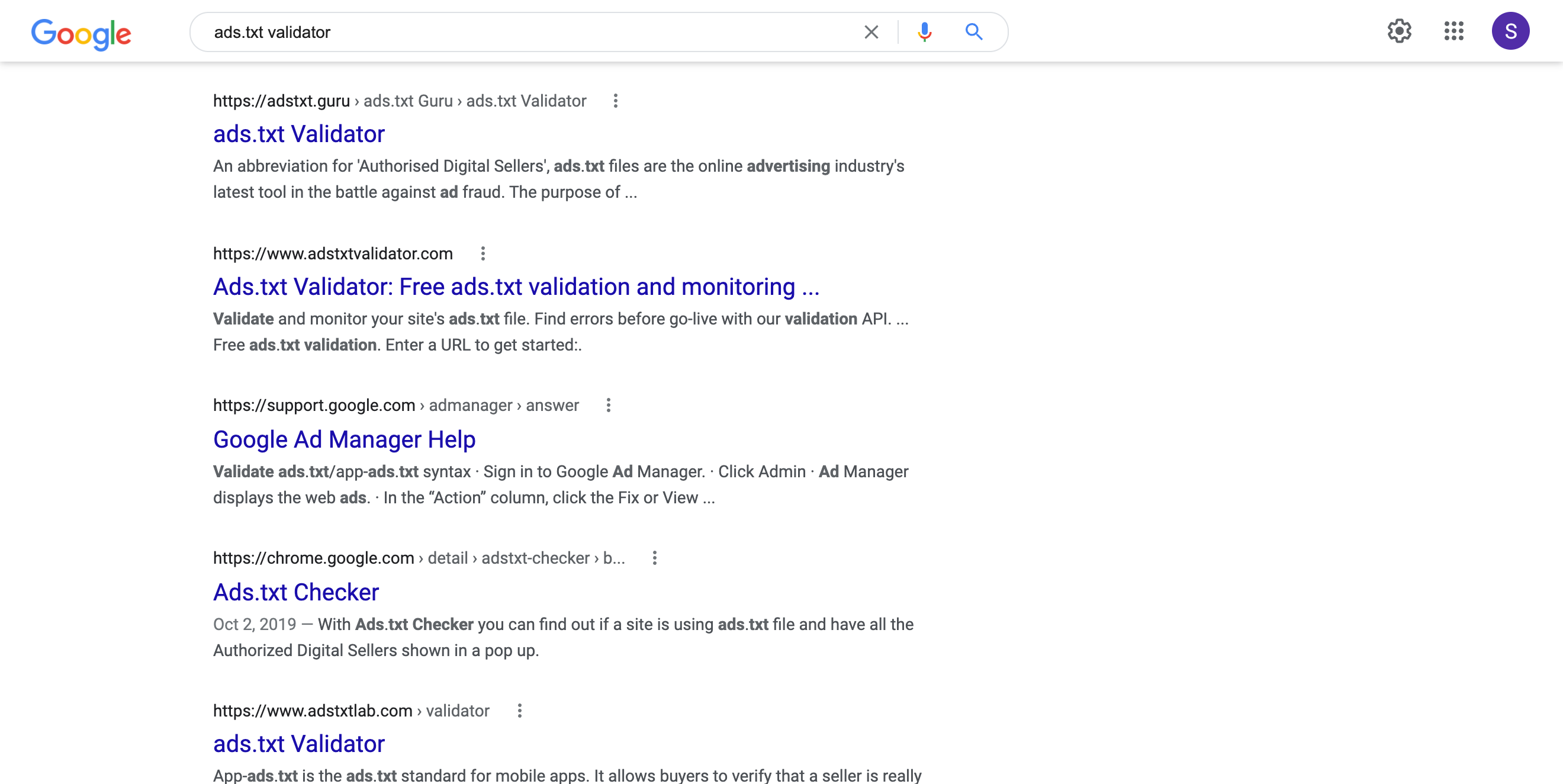 ads.txt validator - Google Search