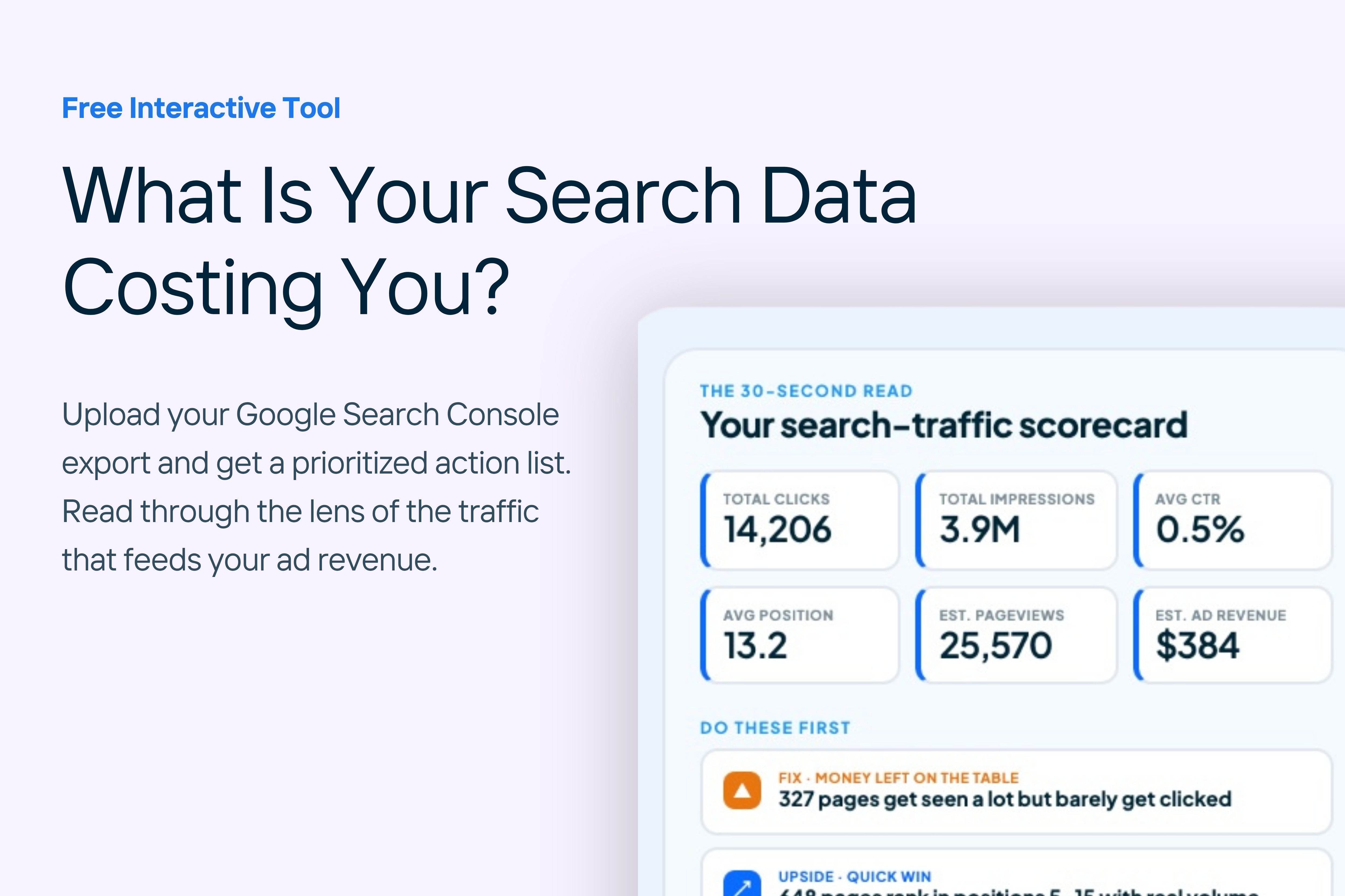 Google Search Console Analyzer Tool