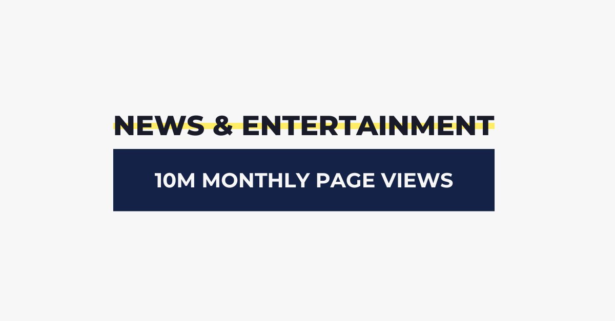 Premier News and Entertainment Publisher Increases Page View CPM