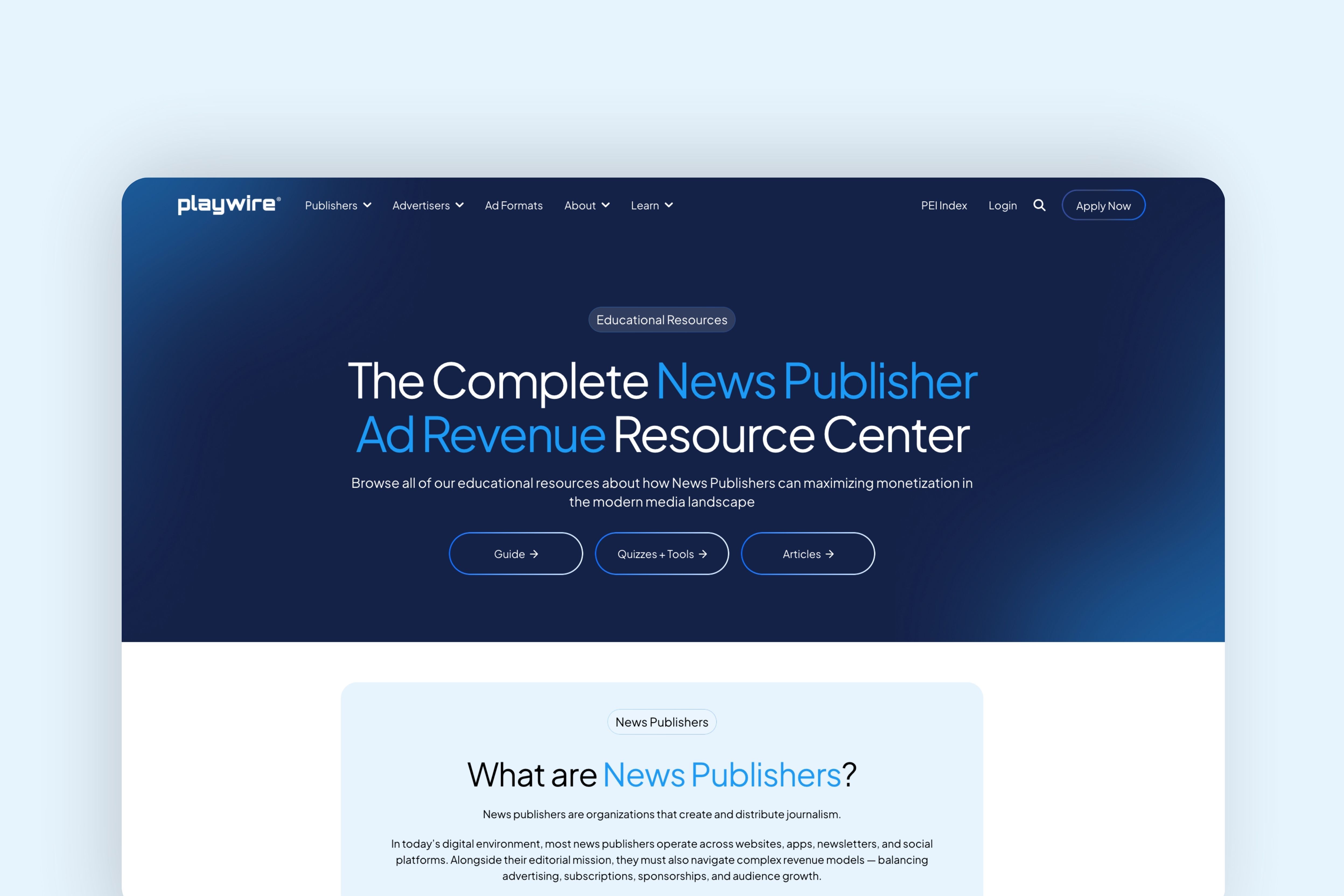 The Complete News Publisher Ad Revenue Resource Center