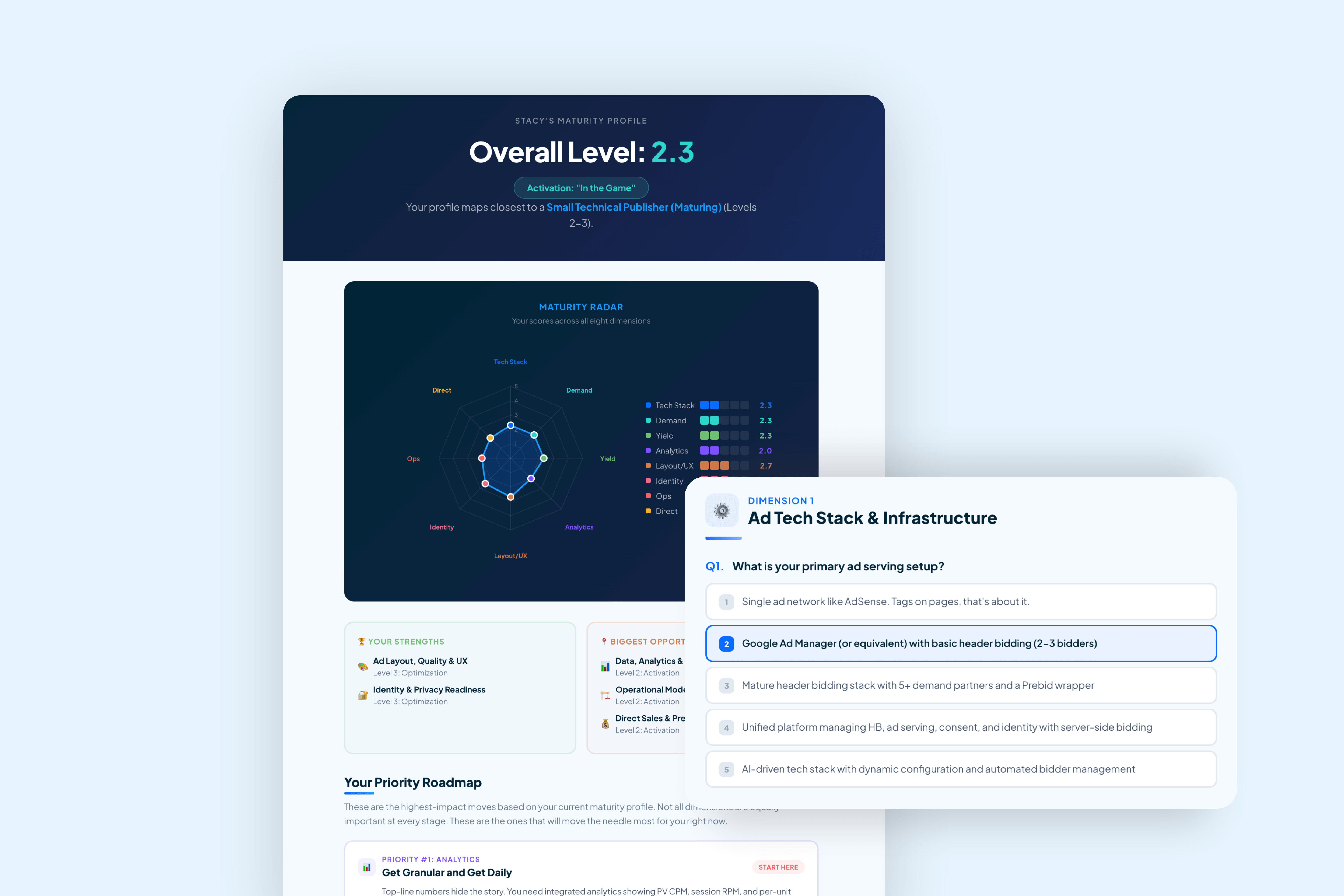 Publisher Ad Revenue Maturity Model Assessment