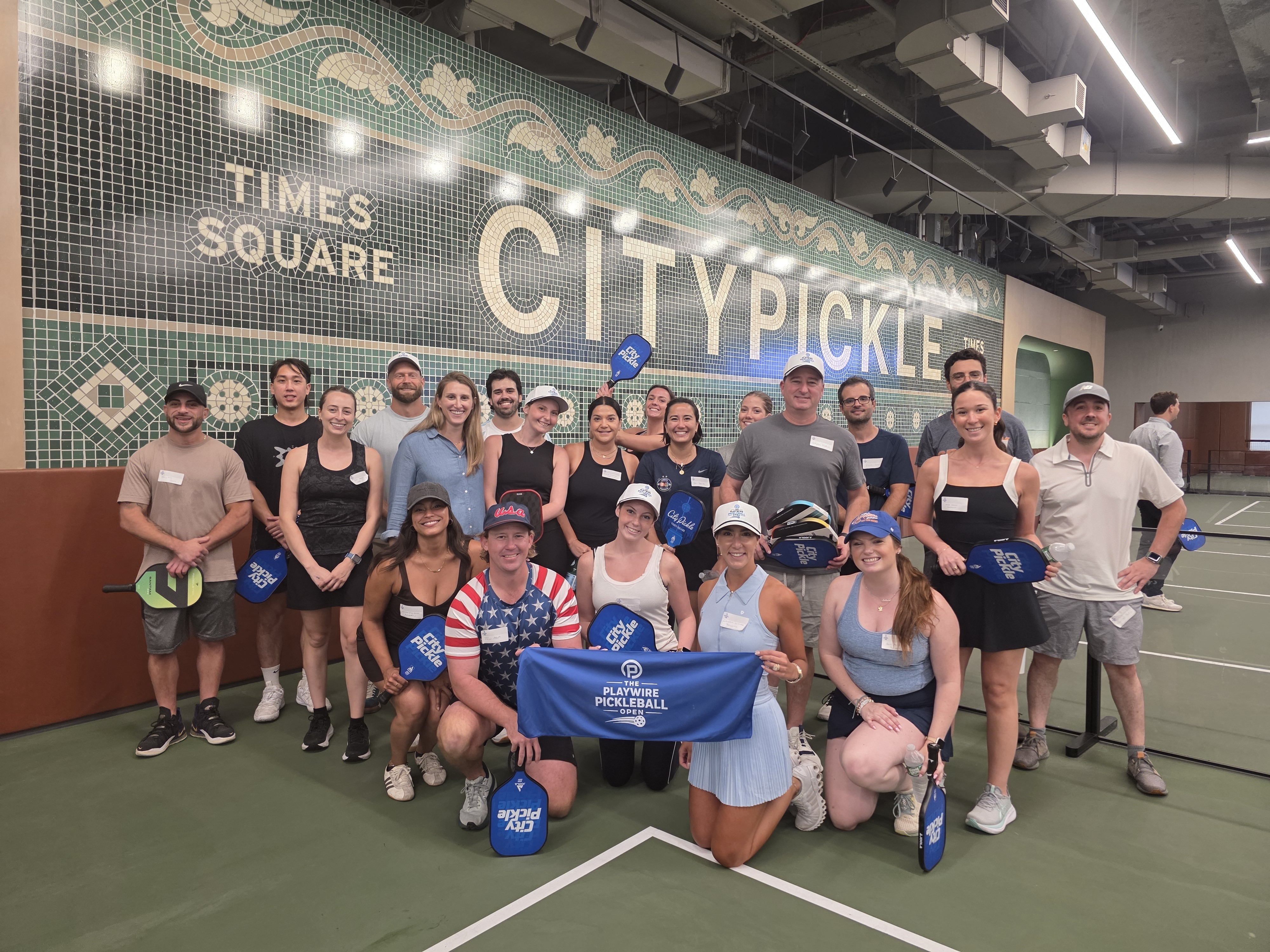 Playwire Pickleball Open — group photo