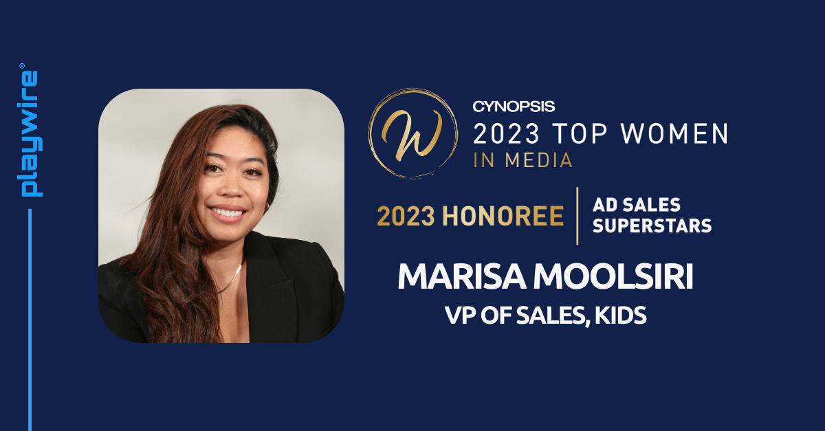 Playwire’s VP of Sales, Kids Wins Cynopsis’ Top Women in Media Award for 2023