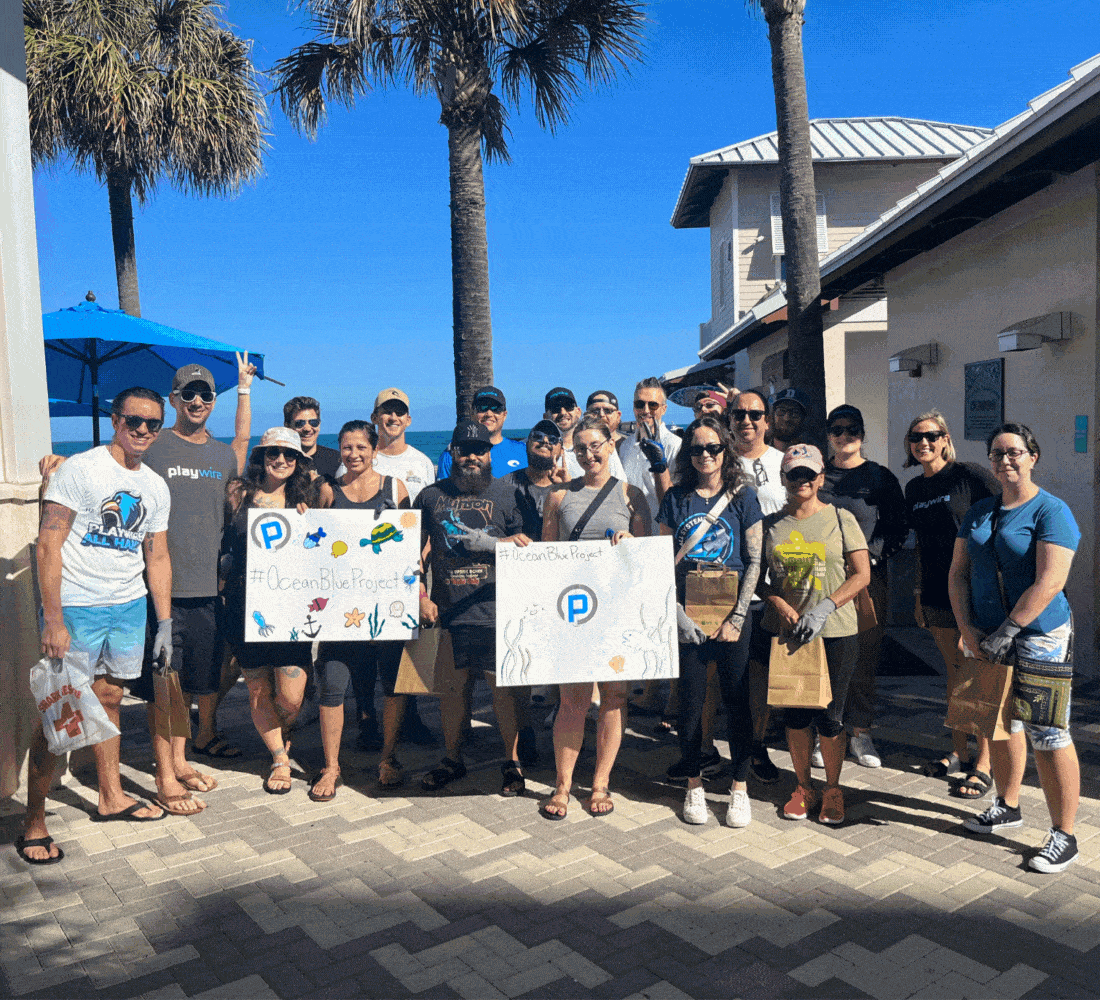 Playwire Beach Clean-Up
